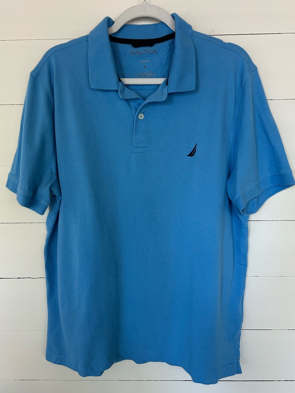 Men’s Nautica Light Blue Classic Fit Polo size XL